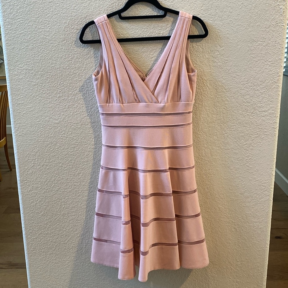 Like new-JS Collections midi tank dress -size 6, rose color
